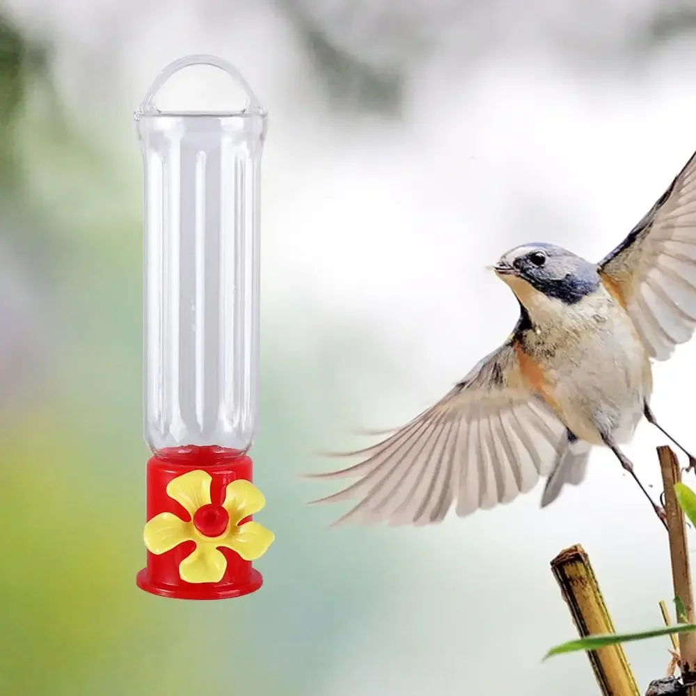 Hummingbird Feeders Plastic Transparent Removable Hanging Bird Feeders With Hanging Wires Outdoors Garden Supplies