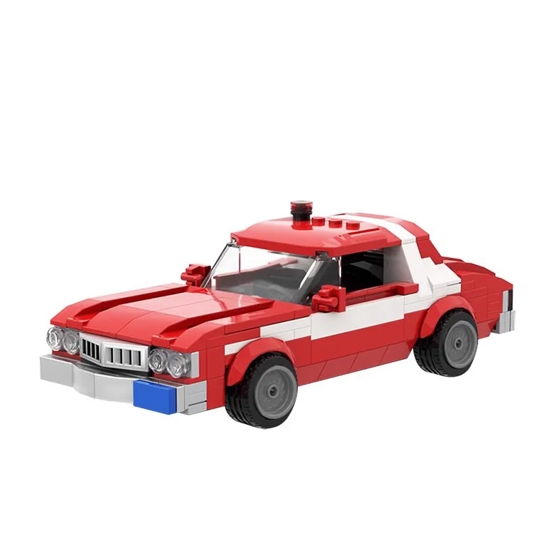 Moc 1976 Forded Gran Torino Speed Champions Cars Techniced Building Blocks Mattoni Set Giocattoli Per Bambini Regali Per Ragazzi E Ragazze