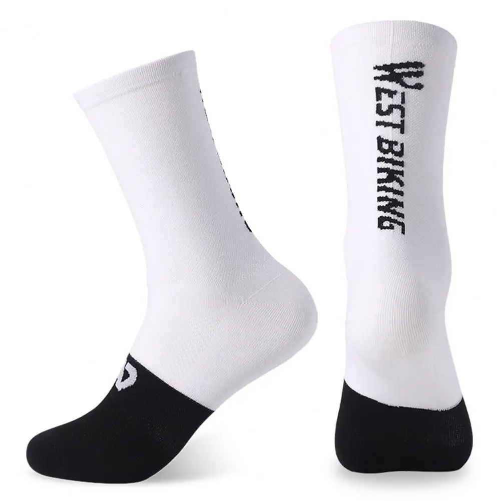 

Circular Breathing Socks Long-lasting Anti-skid Cycling Socks Unisex Breathable Road Mountain Bike Sports Supply for Men Women