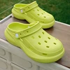 Women Clogs Summer Women Sandals Thick Bottom Home Slides Soft EVA Dry Wedges Platform Garden Shoes Beach Sandals Home Slippers 1