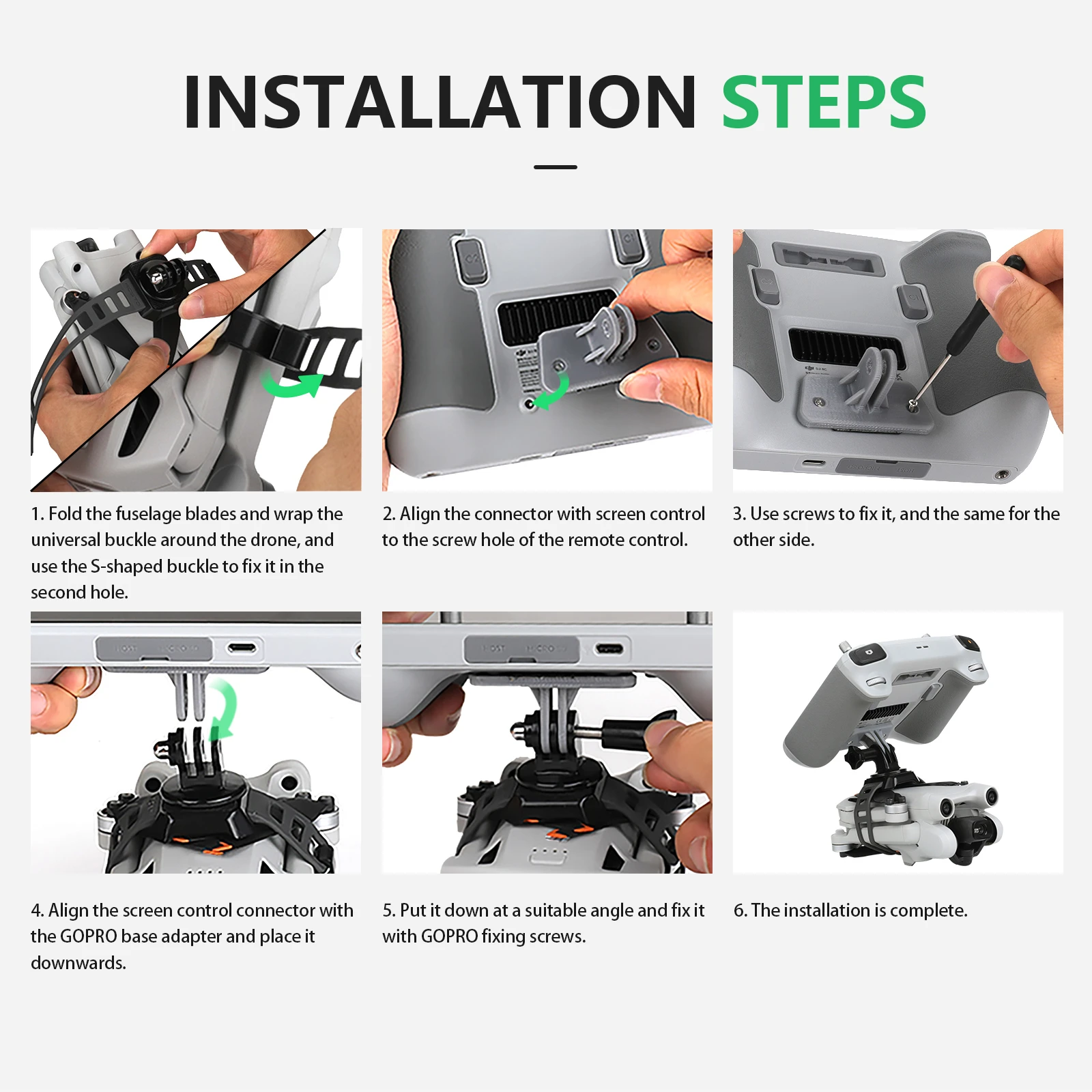 For DJI Mini 3 Pro Drone Handheld Gimbal Bracket Fixed Camera Stabilizer Holder for DJI RC Remote Controller Accessories