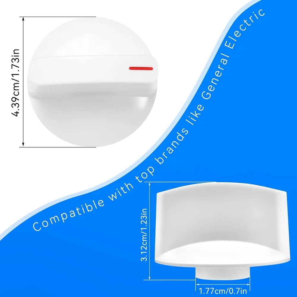 2 PACK WH1X2721 Dryer Knob Compatible with Hotpoint GE Dryer Machine Parts AP2044893 123C7931 EA271094 PS271094