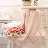 INS Ruffled Muslin Baby Swaddle Blankets for New Born Infant Bedding Organic Baby Accessories Newborn Receive Blanket Cotton 6
