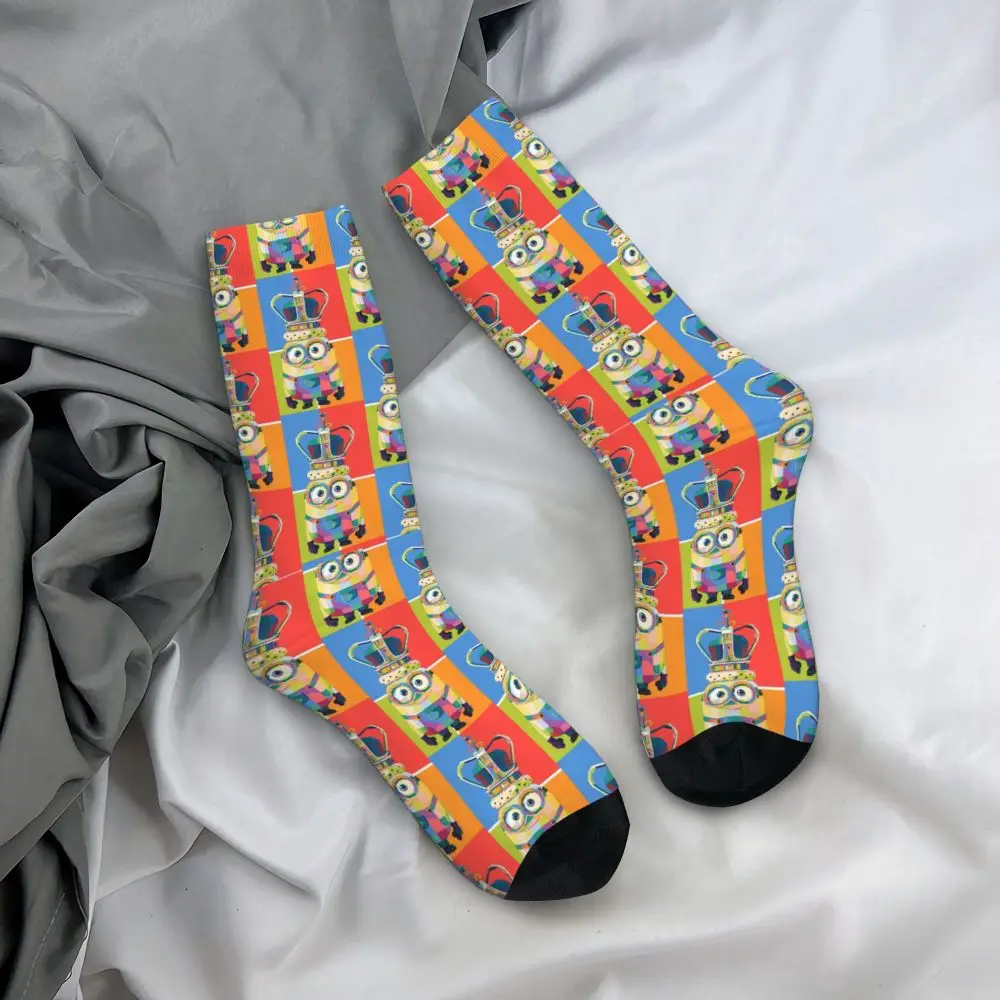 Custom Cool Print M- Minions Cartoon Socks for Women Men Stretchy Summer Autumn Winter M- Minions Bananas Crew Socks 48 S0a6fb21b1d2c45dab060d7dec4e559b0J