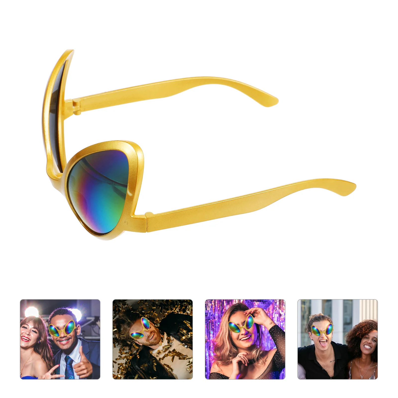 Alien Glasses Funny Costume Eyeglasses Prom Accessory Purple Cosplay Sunglasses Man
