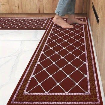 Waterproof Cushioned Non-Skid Kitchen Rug Set 1