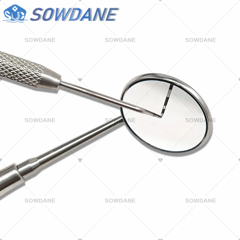 Dental Front Surface Mouth Mirror Reflector 85% or 99.2% Ultra Definition with Rohdium or Special Material Coated Autoclavable 3