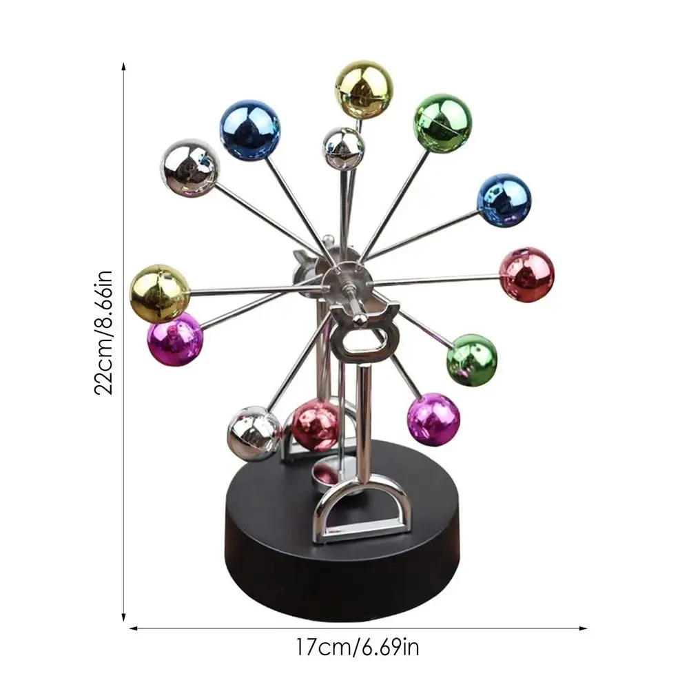 Newton Cradle Magnetic Ornaments Creative Rotating Ferris Wheel