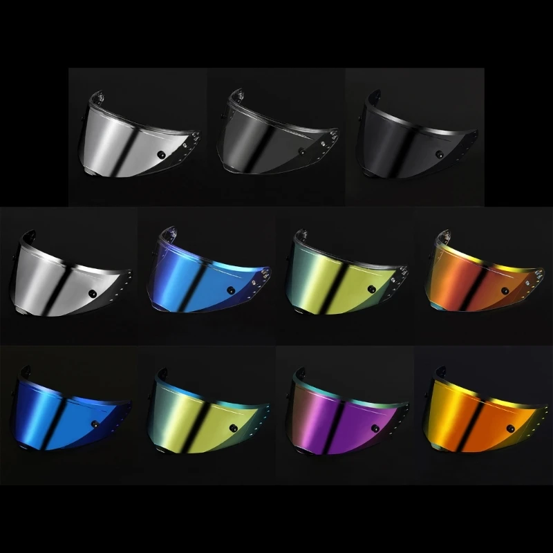 

652F Motorbike Full Face Helmet Sunscreen Plating Internal Visor for GSB-361 Tinted Lens Sunshield Helmet Durable Accessories