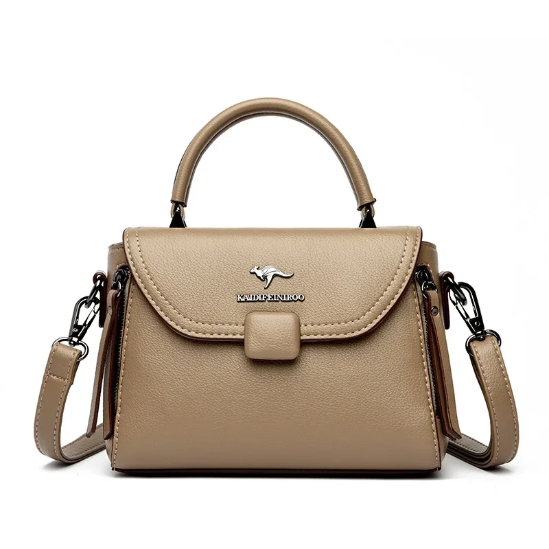 حقيبة نسائية متقاطعة للجسم مصنوعة من الجلد الناعم،...