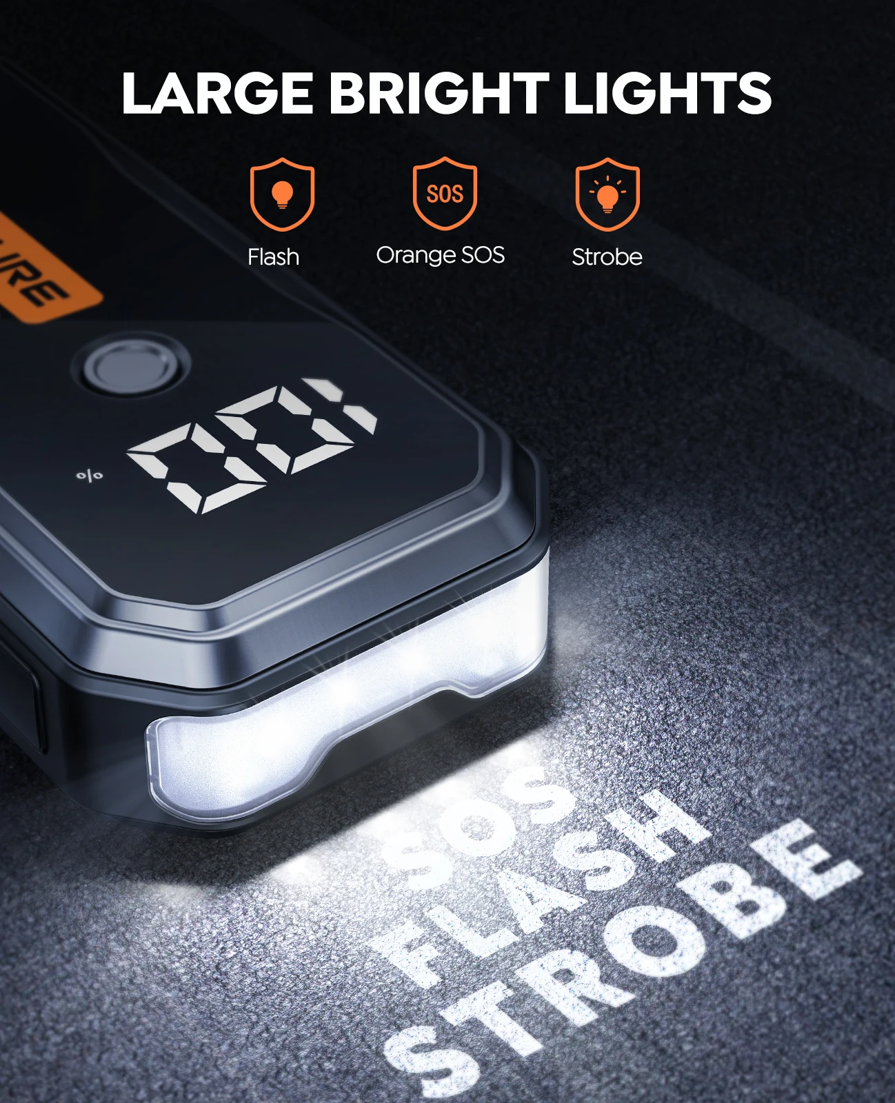 Car Jump Starter 5000A 26800 mAh Portable