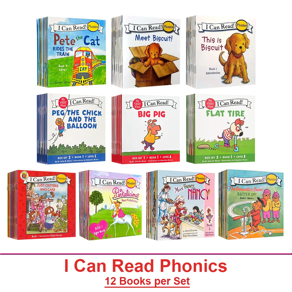I Can Read Phonics 12 Books/Set My Very First Picture Books