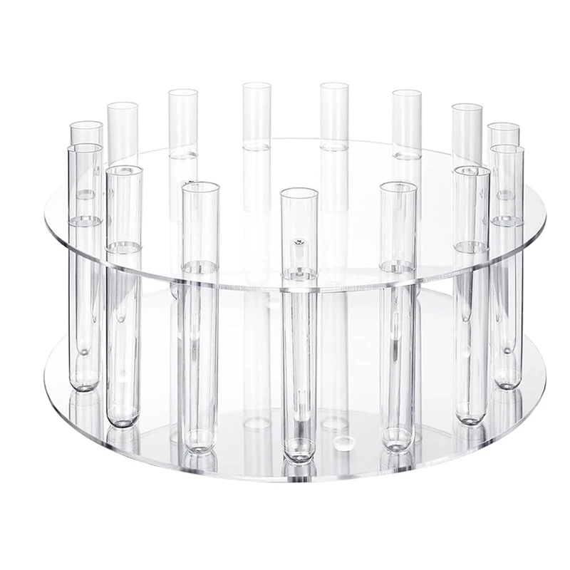 Acrylic Cake Display Board Clear Round Cake Stand 30Cm Wedding DIY Flower Crown Decoration Dessert Trays