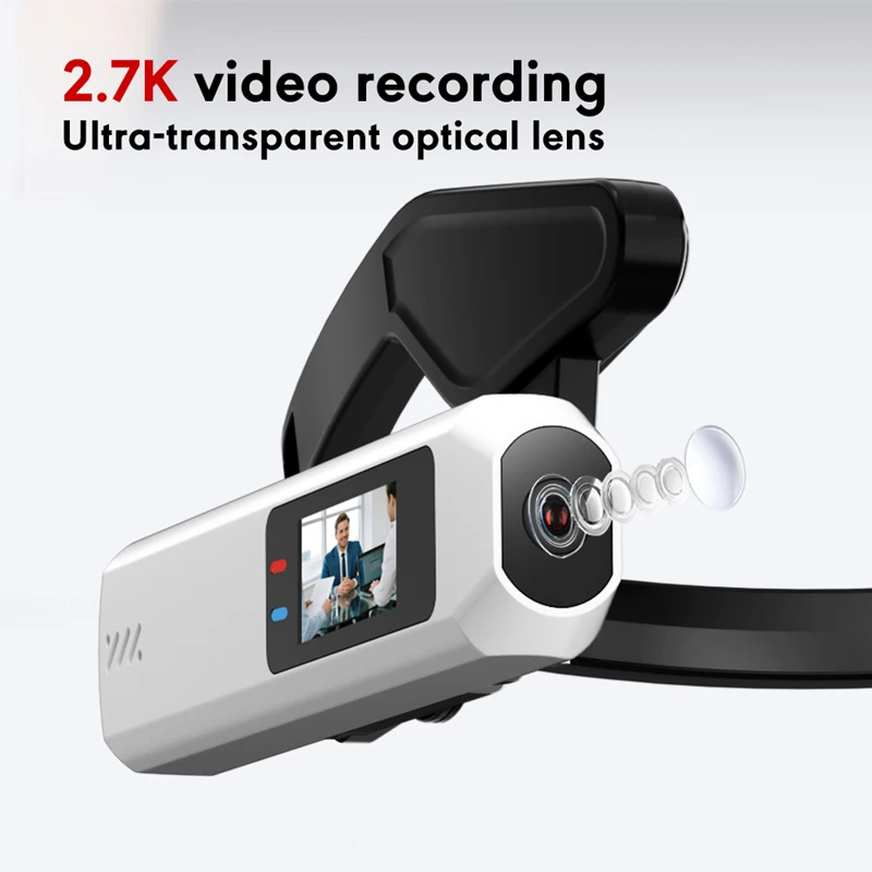 원플러스 2.7K 헤드 마운트 카메라 흔들림 방지 경량 웨어러블 POV 캠 야외 HD 액션 카메라 (스포츠, 브이로그, 라이딩용)