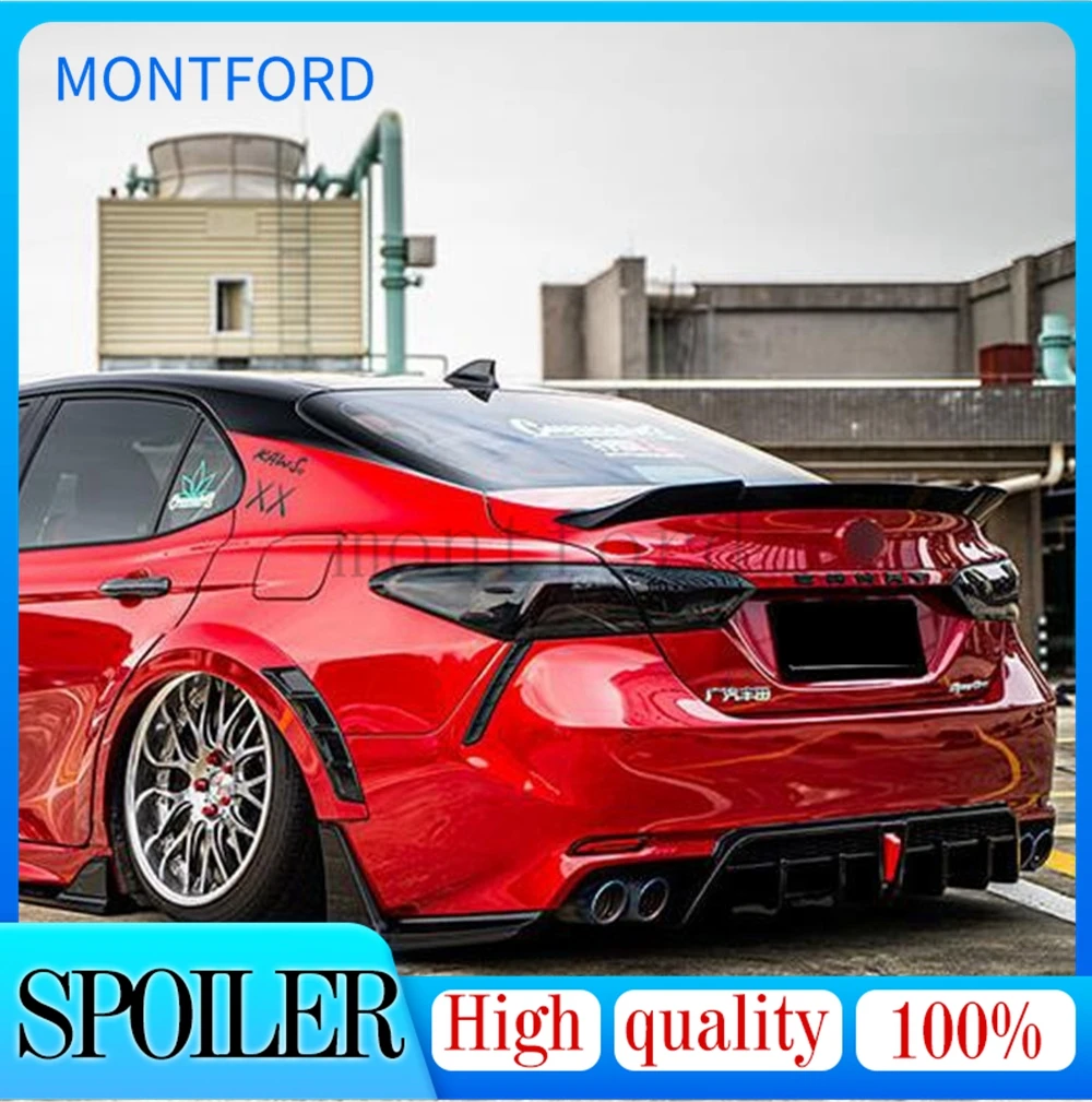 

FOR Spoiler Wing NEW Toyota Camry Car Trunk ABS Material Rear Lip Tail Fin Decorative Accessories Refit Body Kit M4 STYLE 2018+