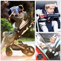Poussette bébé 3 en 1 facile à plier multifonctionnelle poussette voyage Portable landau siège de sécurité norme ue livraison gratuite 6