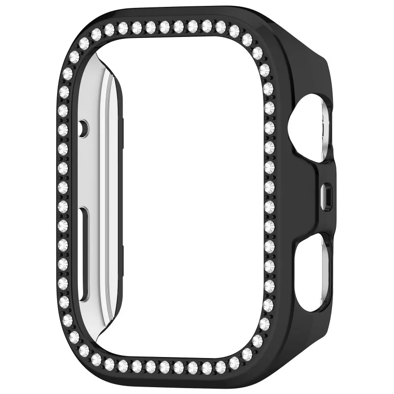 Bling Double Row Diamond Crystal Protective Watch Case & Band