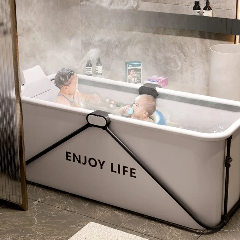 Swimming pool home thickened kids indoor inflatable folding bath tub baby toddler large baby swimming bucket