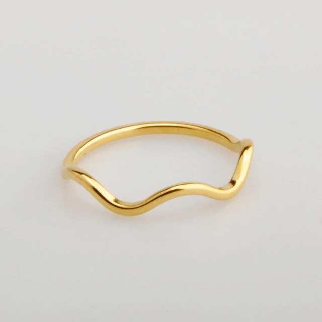 Buy 18K Solid Yellow Gold Round Jump Ring Shape Plain for Women | Sargems