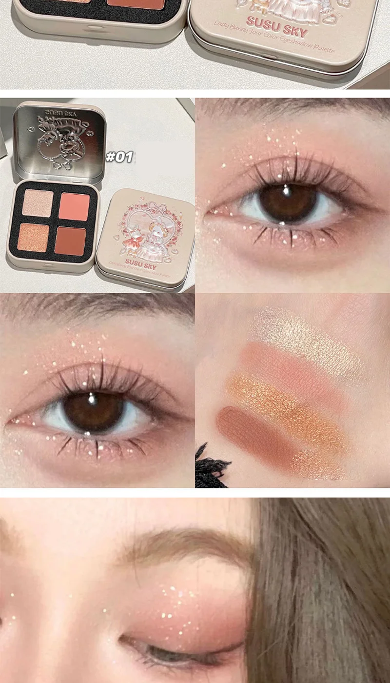 SUSU SKY Lady Rabbit Eye Shadow Palette Image 7