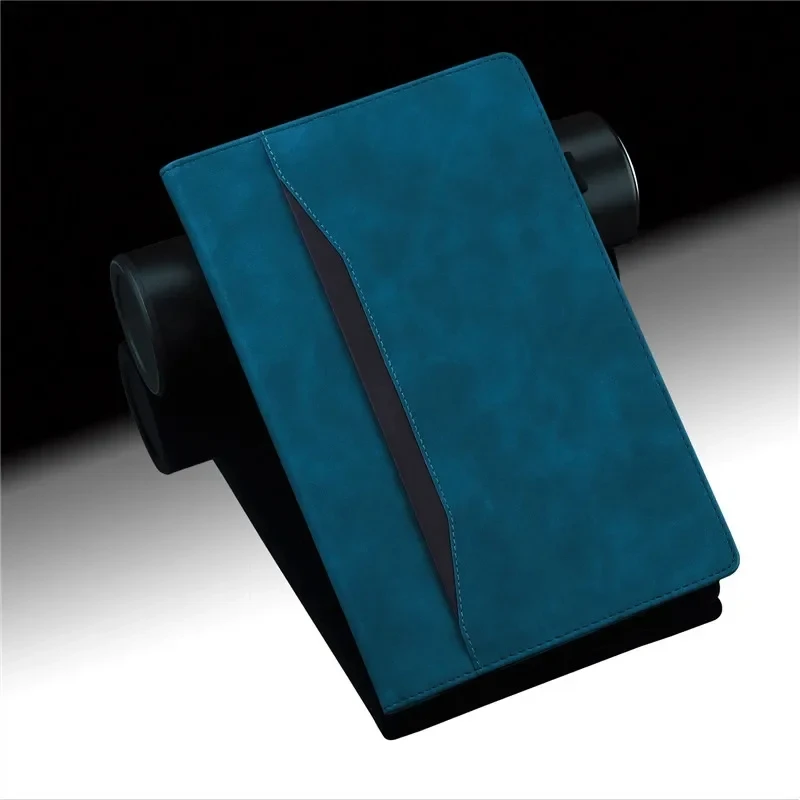 Elegant Leather Wallet Stand Case for Tablets, Business Style, 11-12 inch