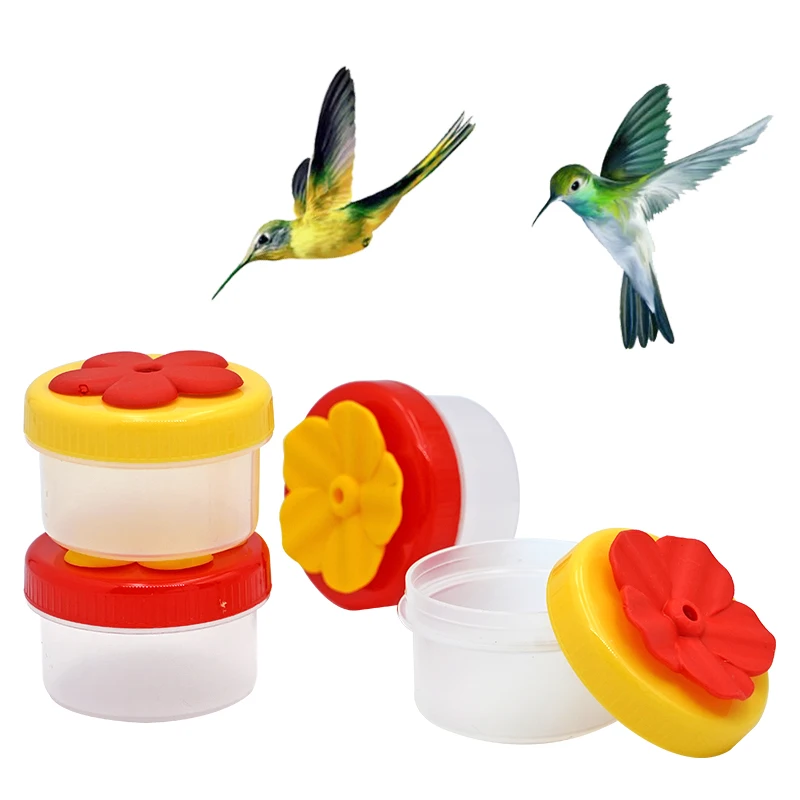 Bird Feeder Flower Hummingbird Ring Feeders For Outdoors Bird Feeders Garden Backyard Pet Bird Yard Water Drinking Supplies 1Pc