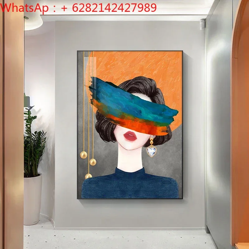 

Декор для гостиной, крыльца, живопись, современная искусственная кожа, экстравагантная Высококачественная Фреска, фон для дивана, настенная напольная подвесная живопись