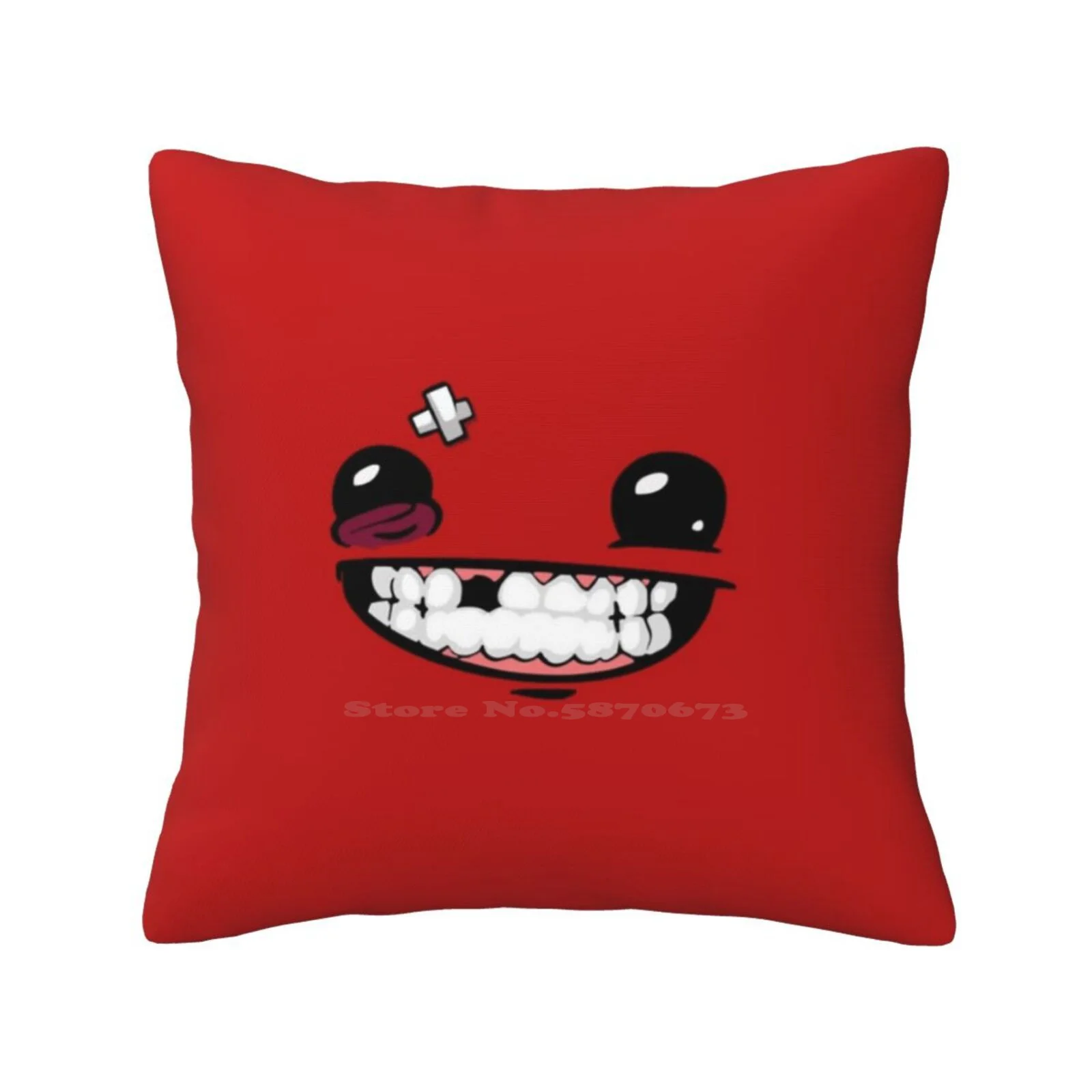 Meat Boy Face Hd Morbida E Confortevole Federa Super Meat Boy Indie Geek Games Videogioco Red Net Facemask Trending Now Gamers