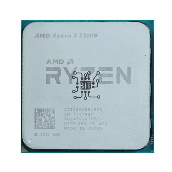 Processore Cpu Quad-Core Quad-Thread Amd Ryzen 3 2200G R3 2200G 3.5 Ghz-Socket Am4