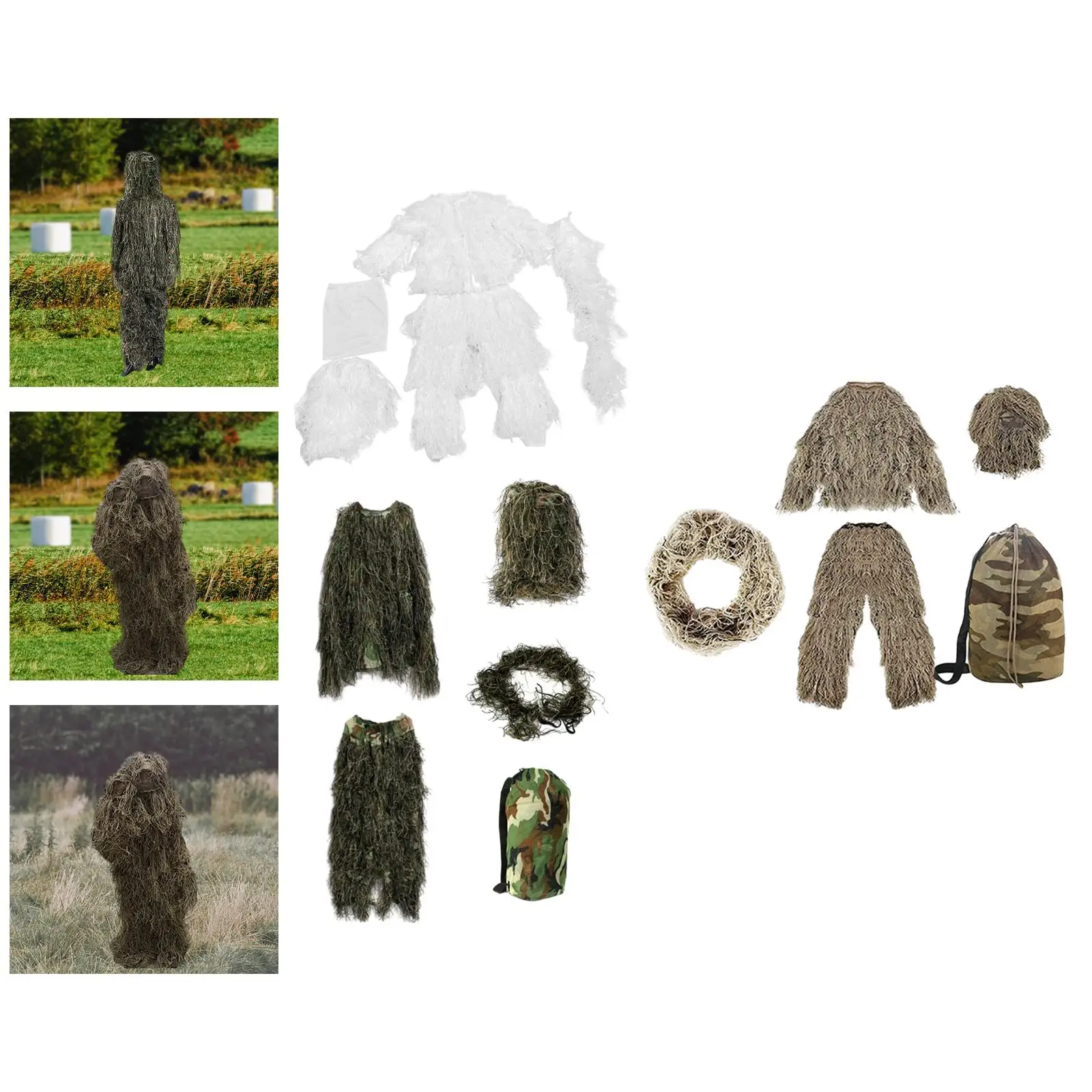 Combinaison ghille enfants halloween observation oiseaux extérieur pantalon vêtement pêche en famille