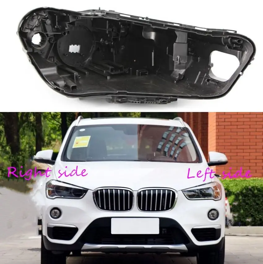 

Headlight Base For BMW X1 2016 2017 2018 Headlamp House Car Rear Base Front Auto Headlight Back House