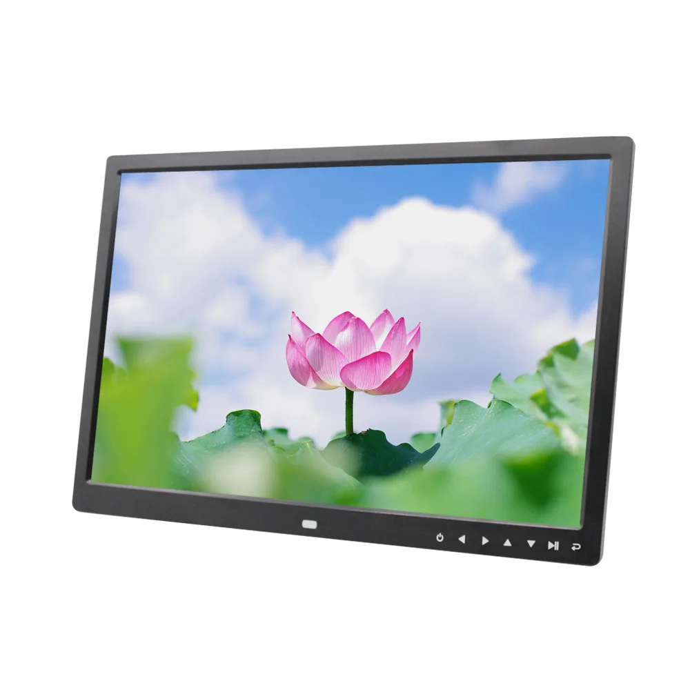 17 inch Screen Touch Button Digital Photo Frame LED Backlight 1080P HD Electronic Album HD Wall Mount Display Video Advertising view 4