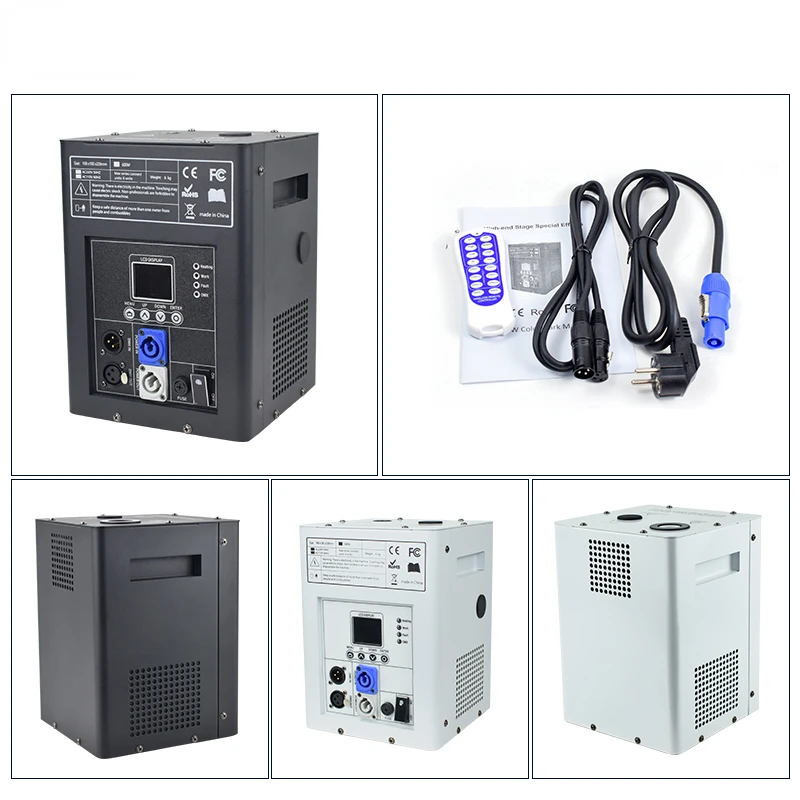무대 특수 효과 파이어 스파클러 머신, 750W 미니 콜드 스파크 머신, 웨딩 무대용 마법 특수 효과 750