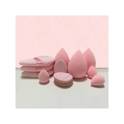 12pcs Makeup Sponge Powder Puff Set With Large,  Essential Beauty Blender Tool For Home And Travel Use