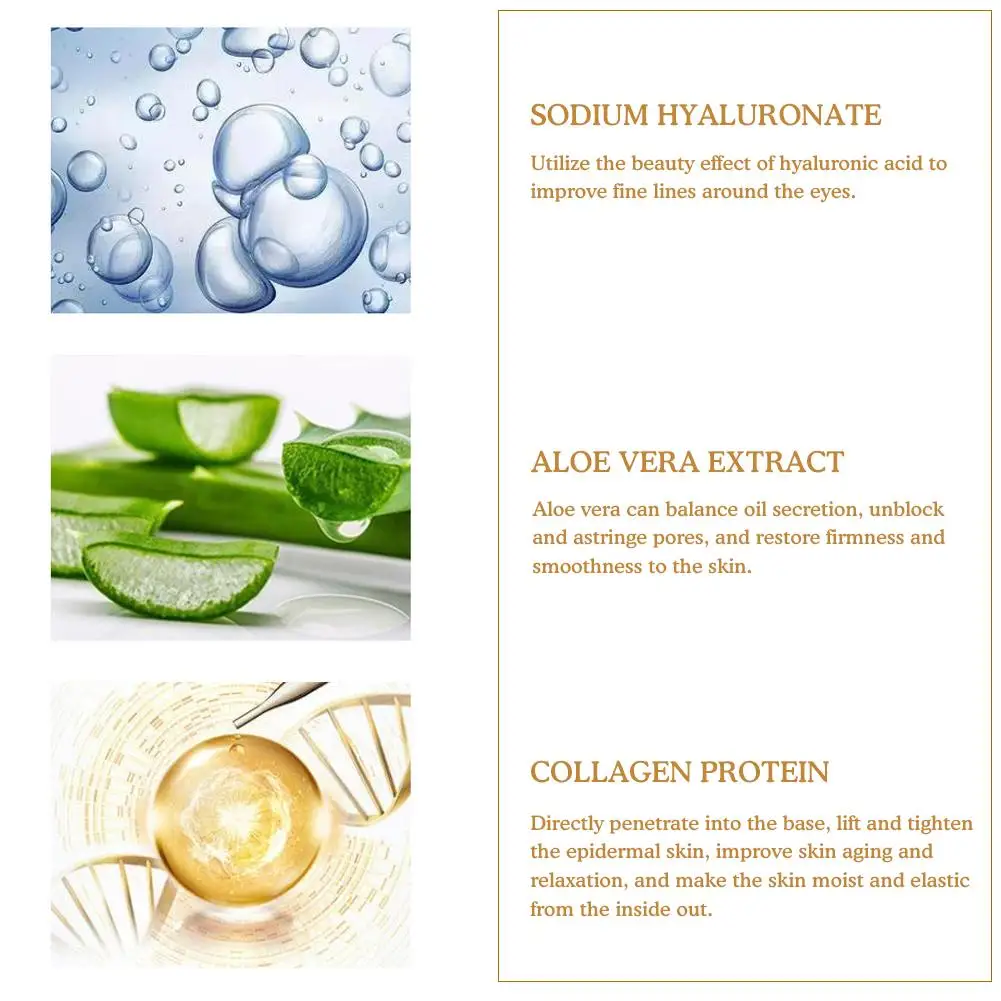 الذهب الكولاجين قناع عين العناية بالبشرة لصقة عين...