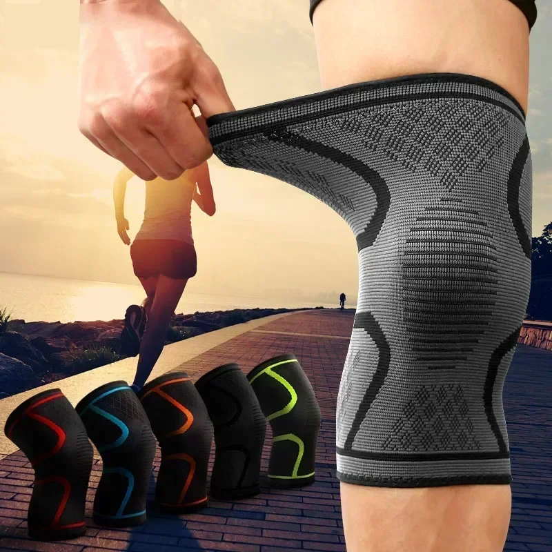 

Basket Fitness Protection Elastic Running Sports Sport Pad Compression Pressurized Knee Brace Pads Volleyball Men