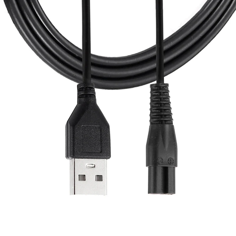 메리디안 그루밍 전기 면도기 트리머와 호환되는 1Pc 충전기 케이블 교체용 충전 케이블 전원 코드 공급 어댑터