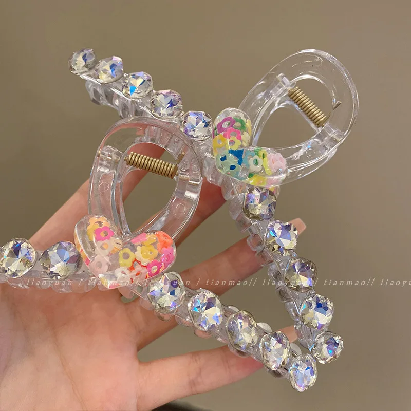 

Transparent Color Hair Claw for Women Cute Freshness Hair Clips Girls Fashion Elegance Korean Shark Crab Clips Hair Accessoires