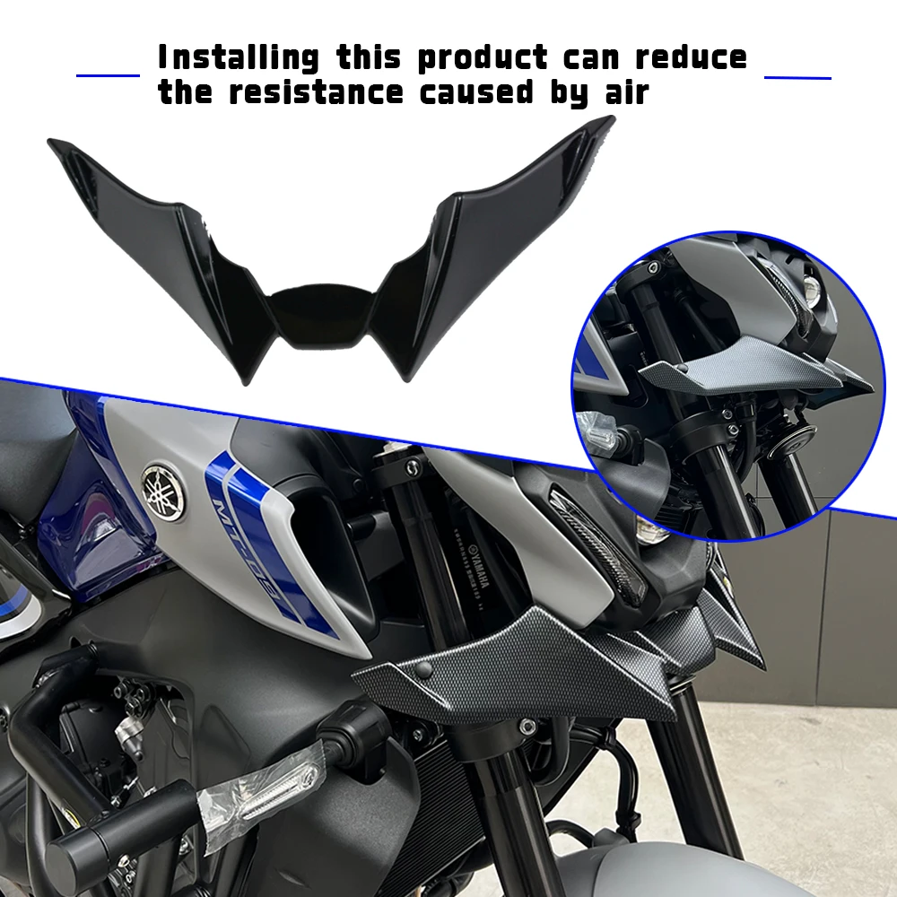 Motorcycle Accessories Motorcycle Fairing Motorcycle Winglet MK For YAMAHA MT-09 MT09-Front Fairing Winglets Aerodynamic Wing Shell Cover Protection Guards Kit