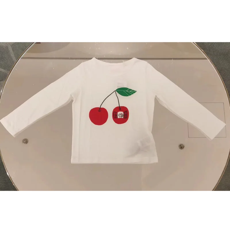 

Pre-sale (ship September) 2023 Baby Girls Clothes BP Print Floral Shirts Kids Dress for Girls Long Sleeve Cherry Top Boys Pants