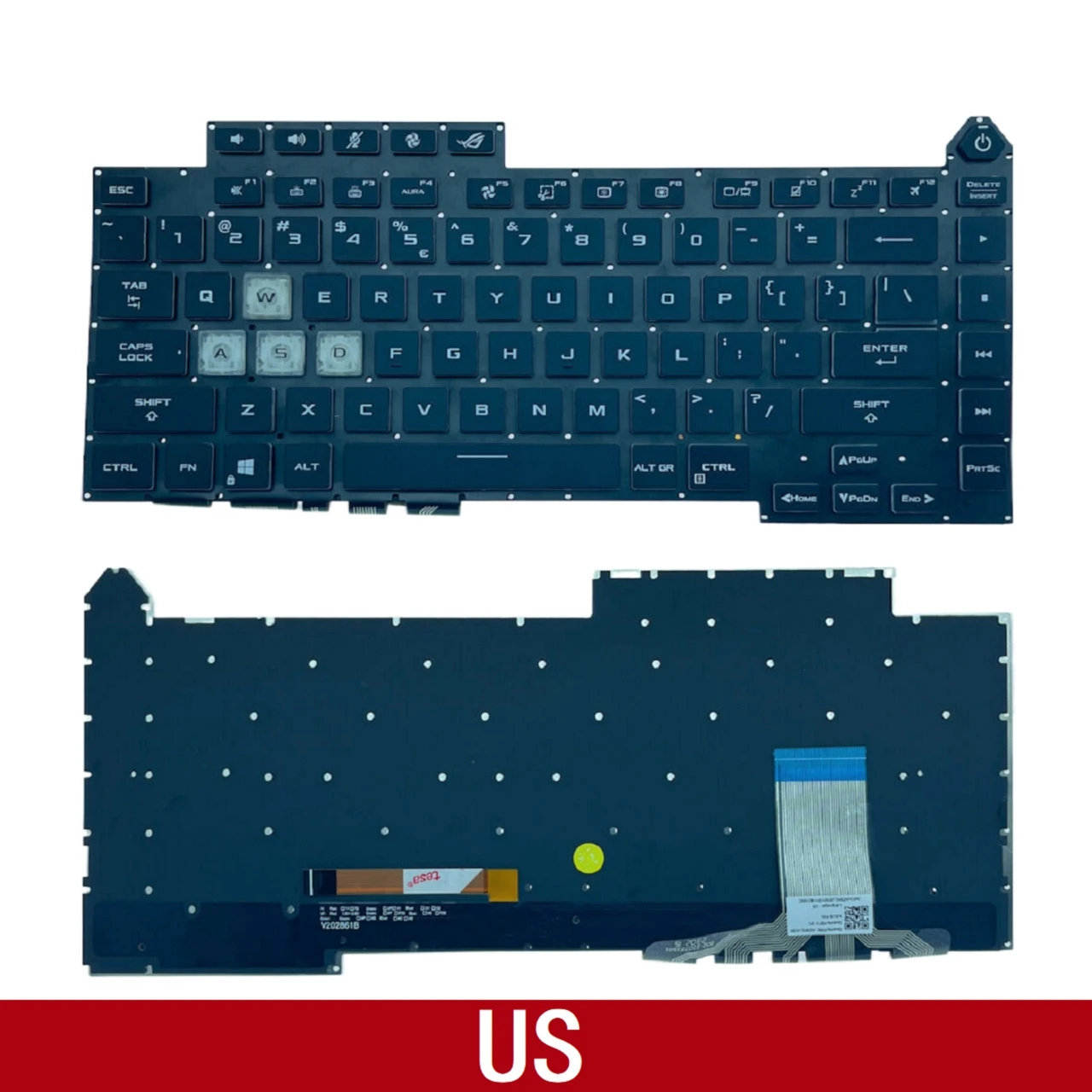 

Для ASUS Rog Strix G15 G513 G513RW G513RC G513RM G513QR G513QE G513IM G513IE G513IC сменная Клавиатура для ноутбука с RGB