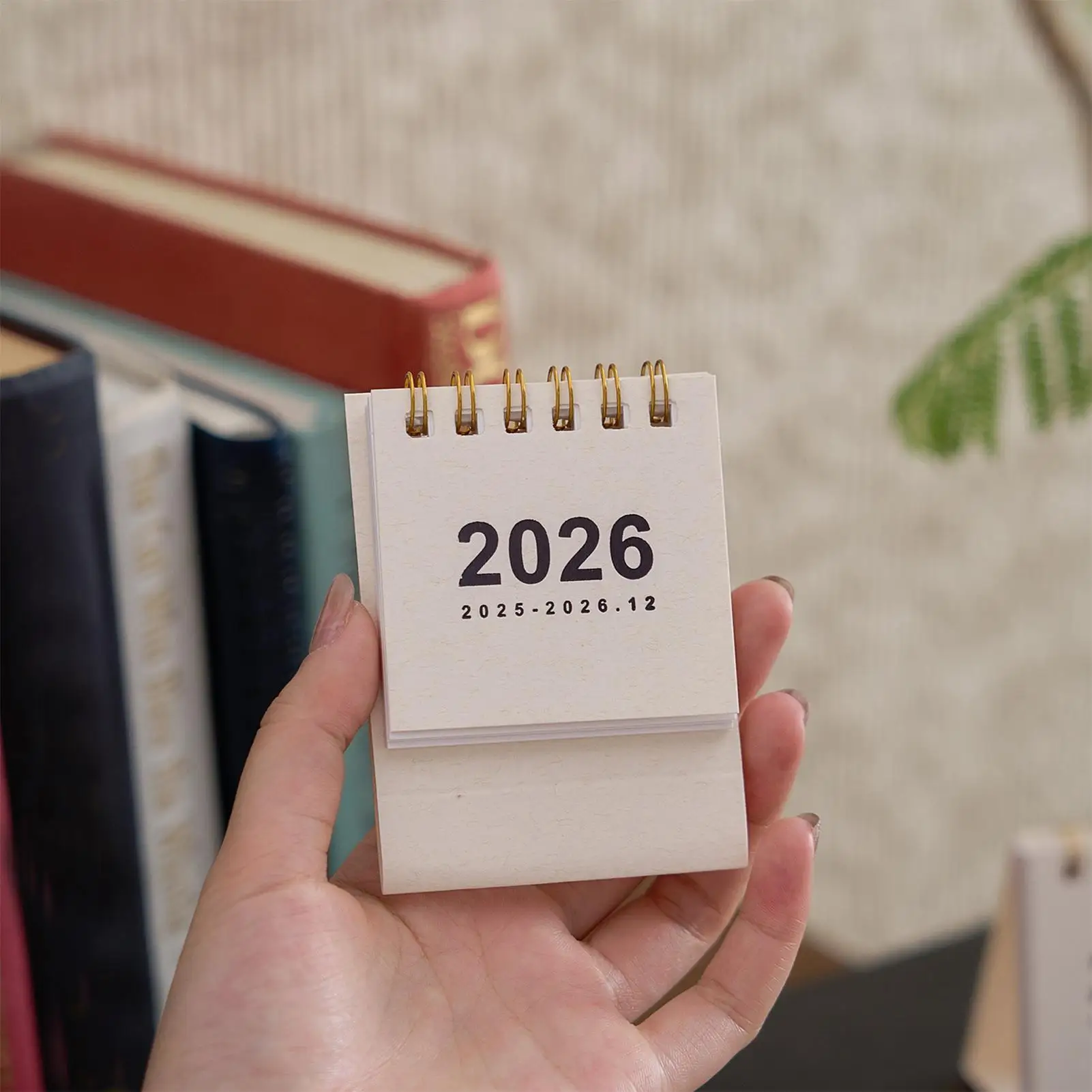 2025-2026 Desk Calendar, From May 2025 To December 2026, 20-Month Small Calendar, 6.5x7x3cm Paper Small Desk Calendar Calendar