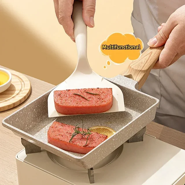 Silicone Heat Resistant Spatula Household Food Grade Non-stick Frying Pan Sushi Steak Fish Pancake Baking Scoop Kitchen Tool 2