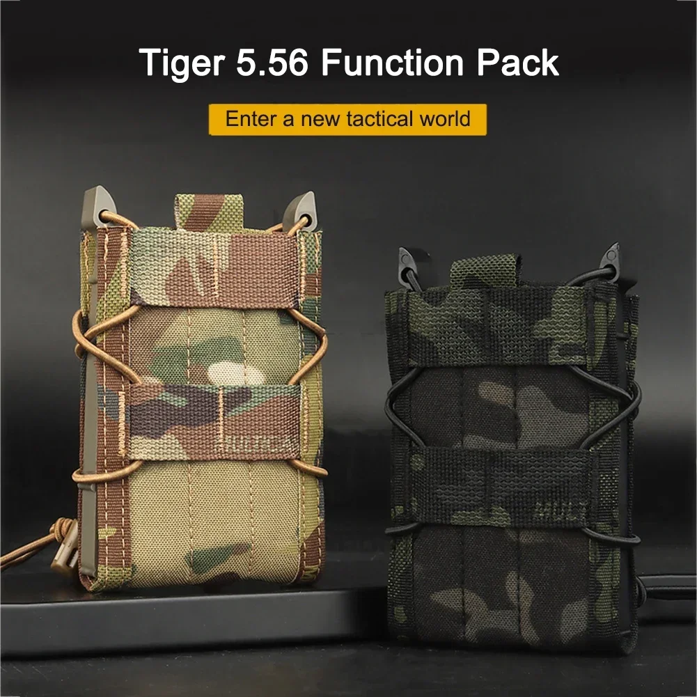 Tactical MOLLE Single Rifle Mag Pouch for M4 M14 M16 AR15 G36 PMAG 5.56 .223 AK 30 40-round Magazines Holder Soft Leather magazine pouch,ammo pouch