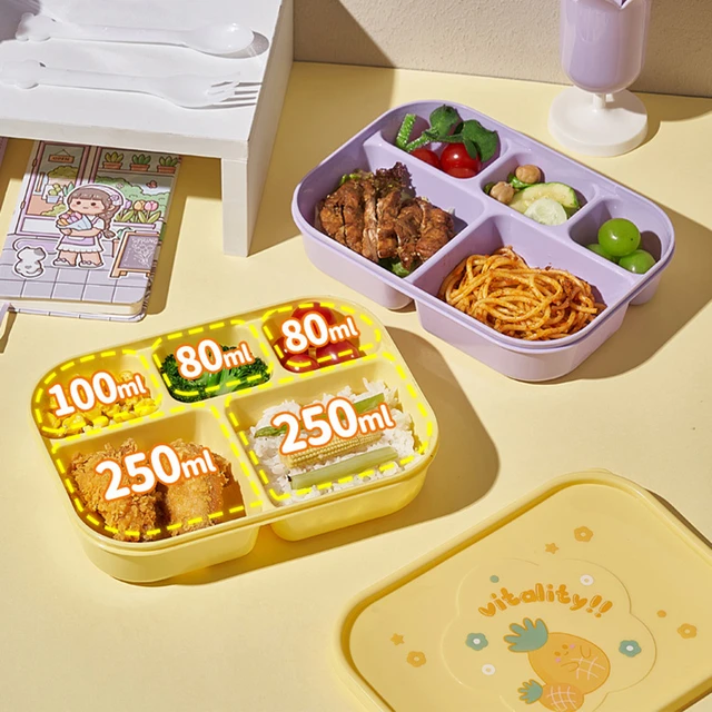 Children's Lunch Boxes School Snack  Children's School Lunchbox Girl - Lunch  Box - Aliexpress