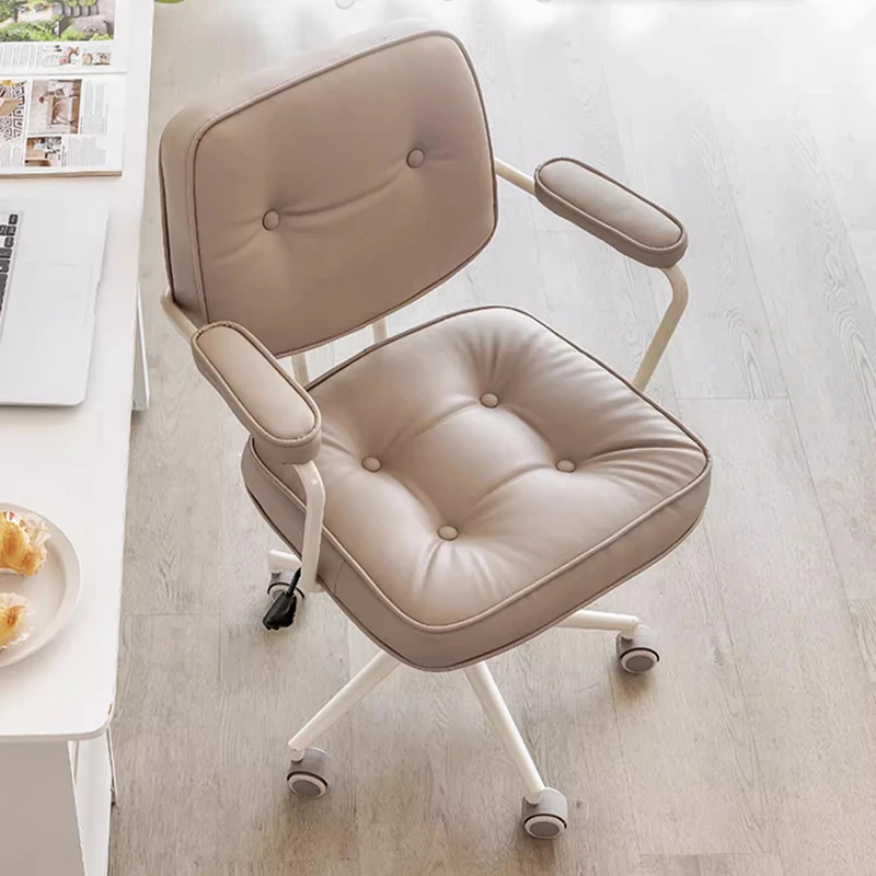 

Comfortable Bedroom Office Chair Computer Desk Mobile Swivel Office Chair Backrest Cheap Reading Silla Oficina Home Furniture