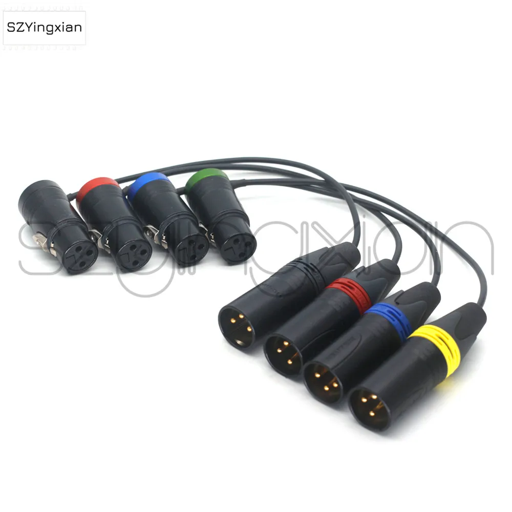 

Короткий Прямоугольный 3-контактный гнездовой кабель Cyclone XLR