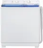 Washing Machine, 40Lbs Compact Washing machine, Twin Tub Laundry Washer Machine with Built-in Drain Pump, Semi-Automati 1