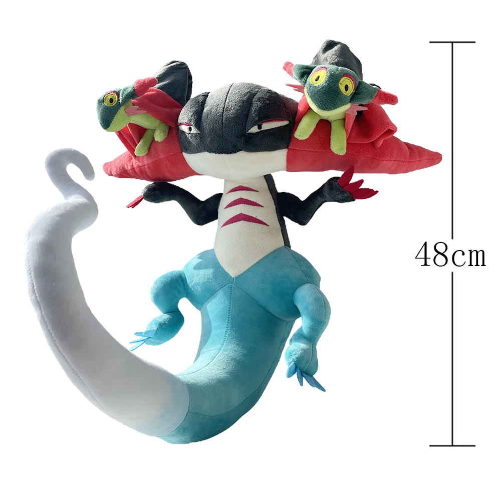 Pokemon Mega Charizard Glänzender Rayquaza Pikachu auf Gyarados Latios Reitpuppe Plüsch Garchomp Dragapult Lucario Koraidon Stofftier – Detail 5