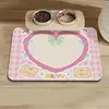 VIKAMA Cute Cartoon Cat Dog Pet Mat-Waterproof, Oil-Resistant, Food-Safe, Quick-Dry, Scratch-Resistant, Easy To Clean & No-Wash 4